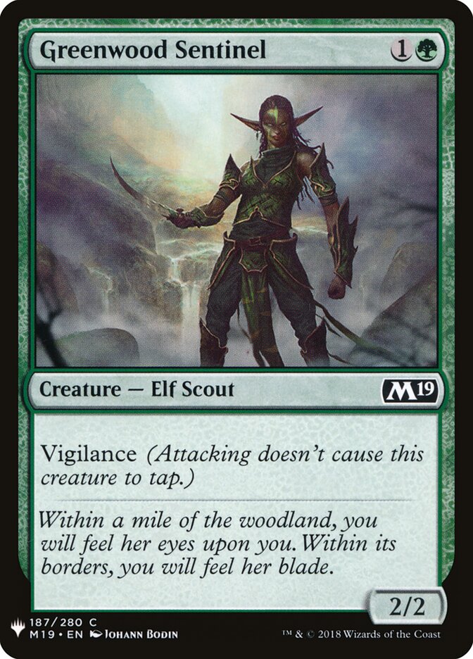 Greenwood Sentinel (M19-187) - The List (PLST)