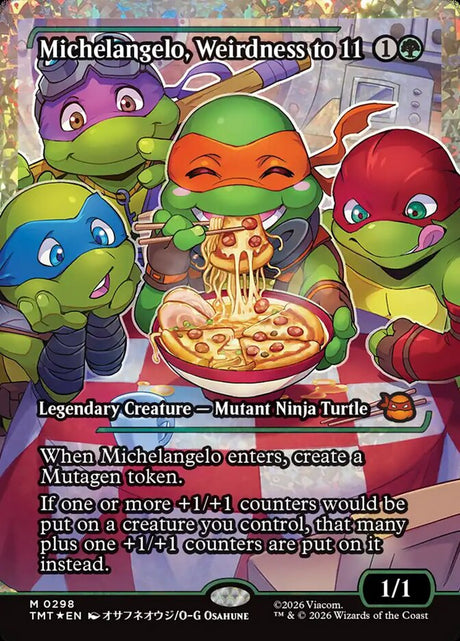 Michelangelo, Weirdness to 11 (298) - Teenage Mutant Ninja Turtles (TMT)
