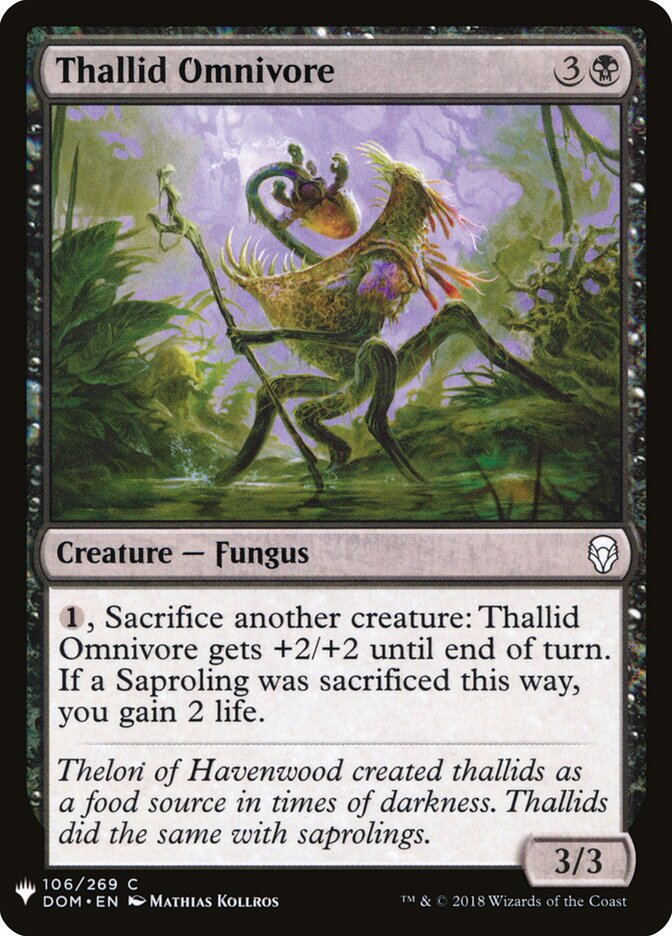 Thallid Omnivore (DOM-106) - The List (PLST)