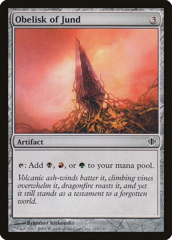 Obelisk of Jund (215) - Shards of Alara (ALA)