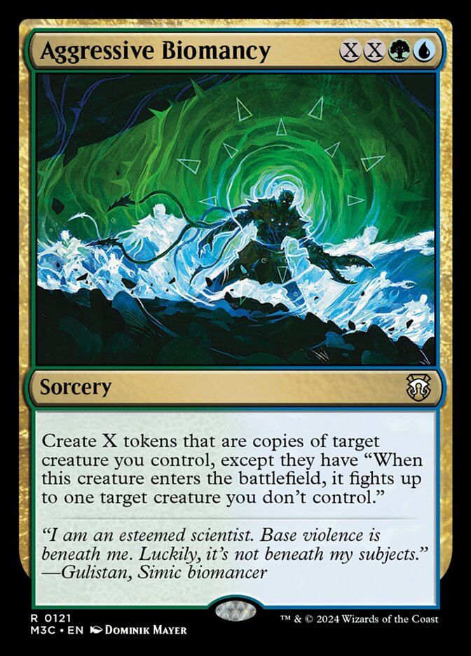 Aggressive Biomancy - [Foil] Modern Horizons 3 Commander (M3C)