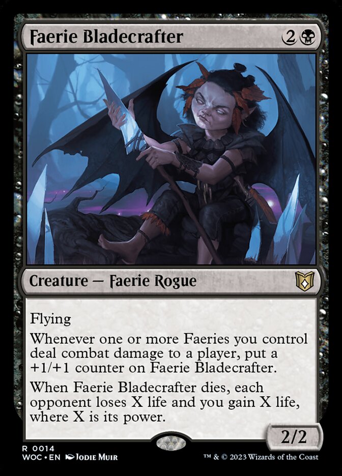 Faerie Bladecrafter (14) - Wilds of Eldraine Commander (WOC)