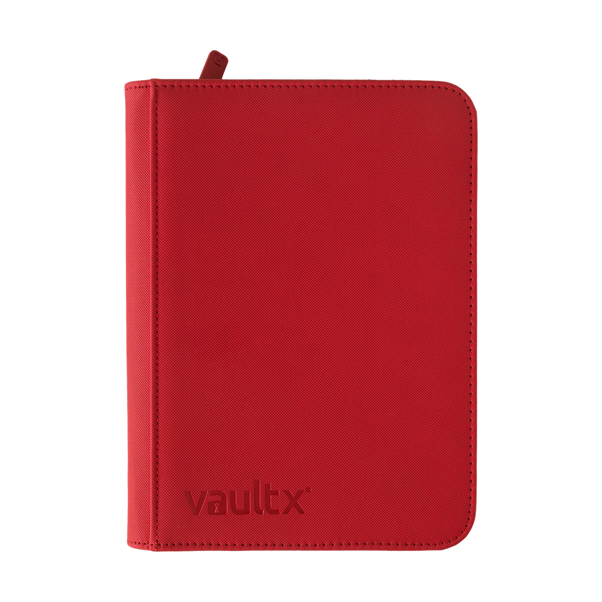 Vault X 4-Pocket Zip Binder - Fire Red