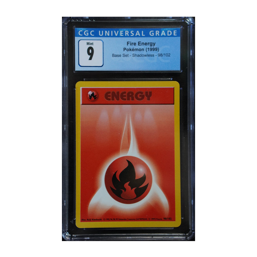 Fire Energy (Shadowless) - [Graded CGC 9] -  Base Set (Shadowless) (BSS)