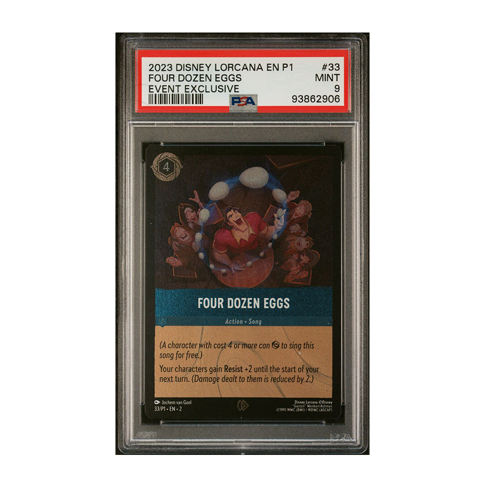 Four Dozen Eggs - [Foil, Graded PSA 9] -  Disney Lorcana Promo Cards (DLPC)