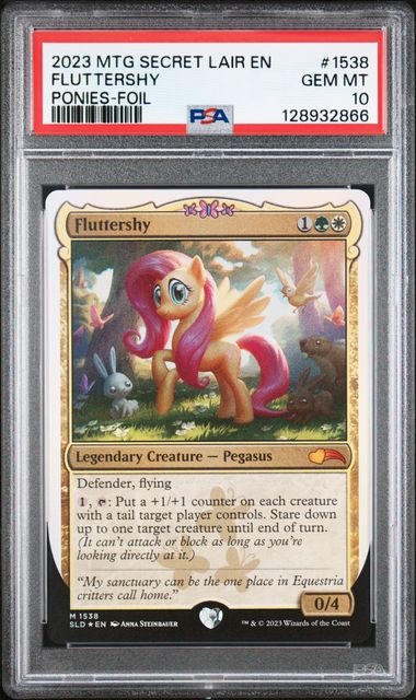 Fluttershy #1538 - [Graded PSA 10] Secret Lair Drop Series (SLD)