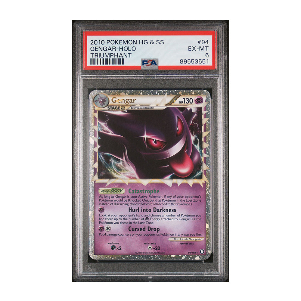 Gengar (Prime) [Holo, Graded PSA 6] - Triumphant (TM)