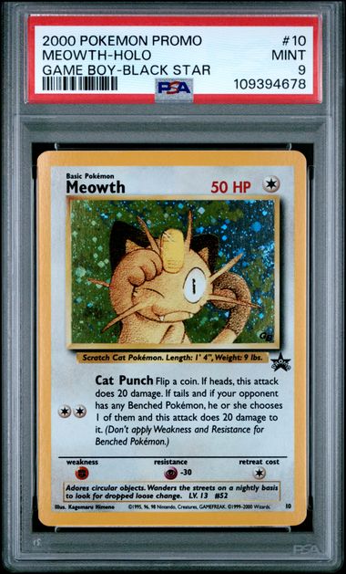 Meowth #10 - [Graded PSA 9] WoTC Promo (PR)