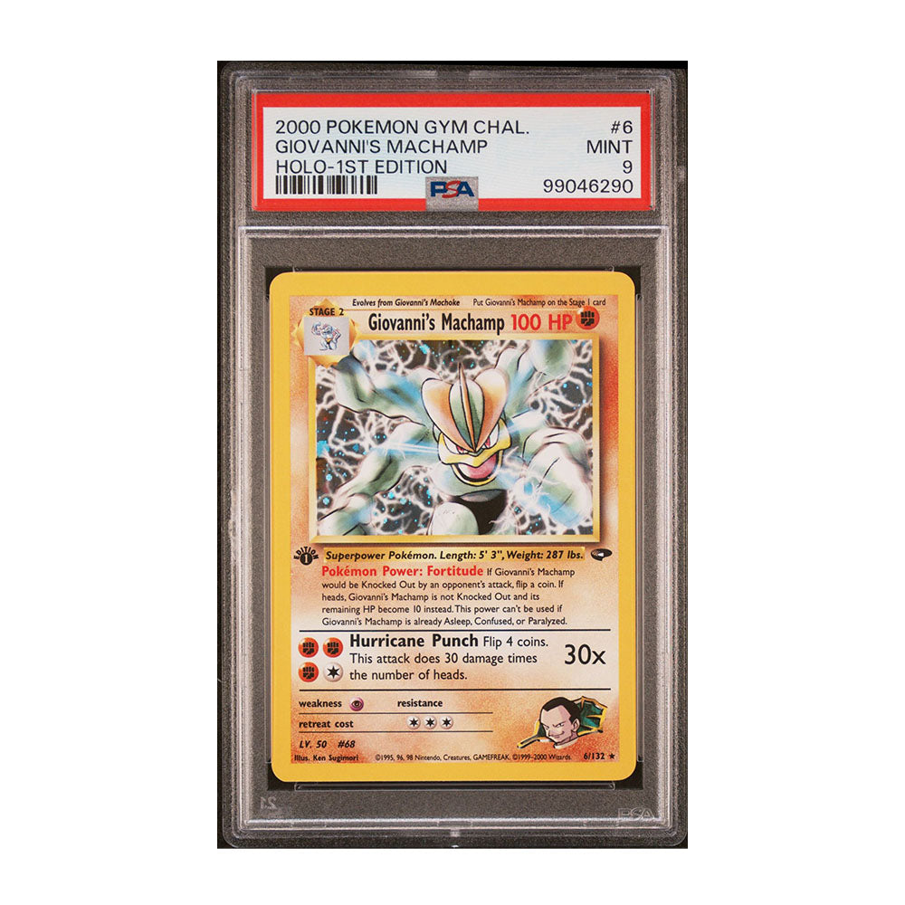 Giovanni's Machamp [1st Edition, Graded PSA 9] - Gym Challenge (G2)