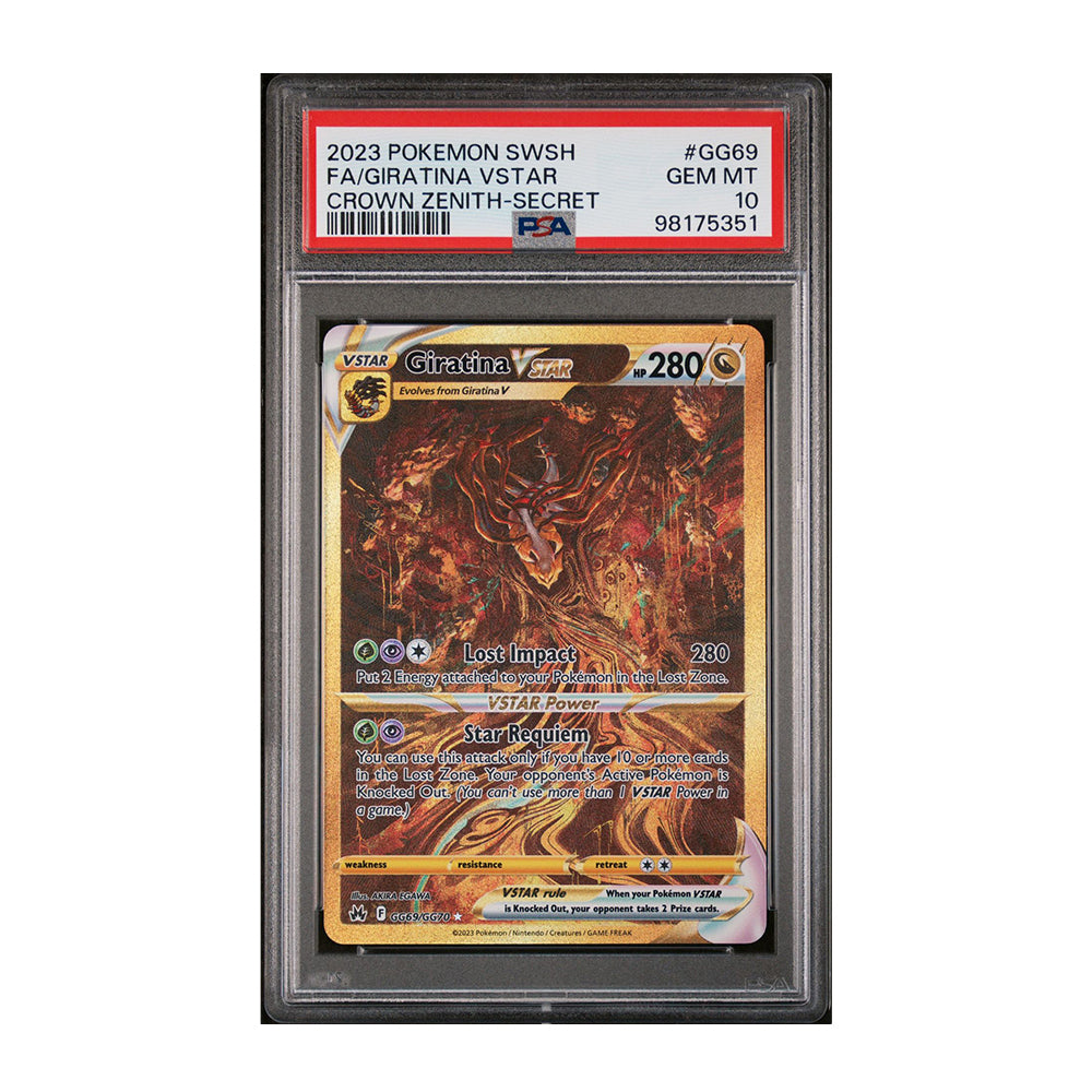 Giratina VSTAR (Secret) [Holo, Graded PSA 10] - Crown Zenith: Galarian Gallery (CRZ:GG)