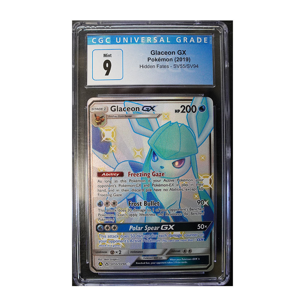 Glaceon GX [Holo, Graded CGC 9] -  Hidden Fates: Shiny Vault (HIF:SV)
