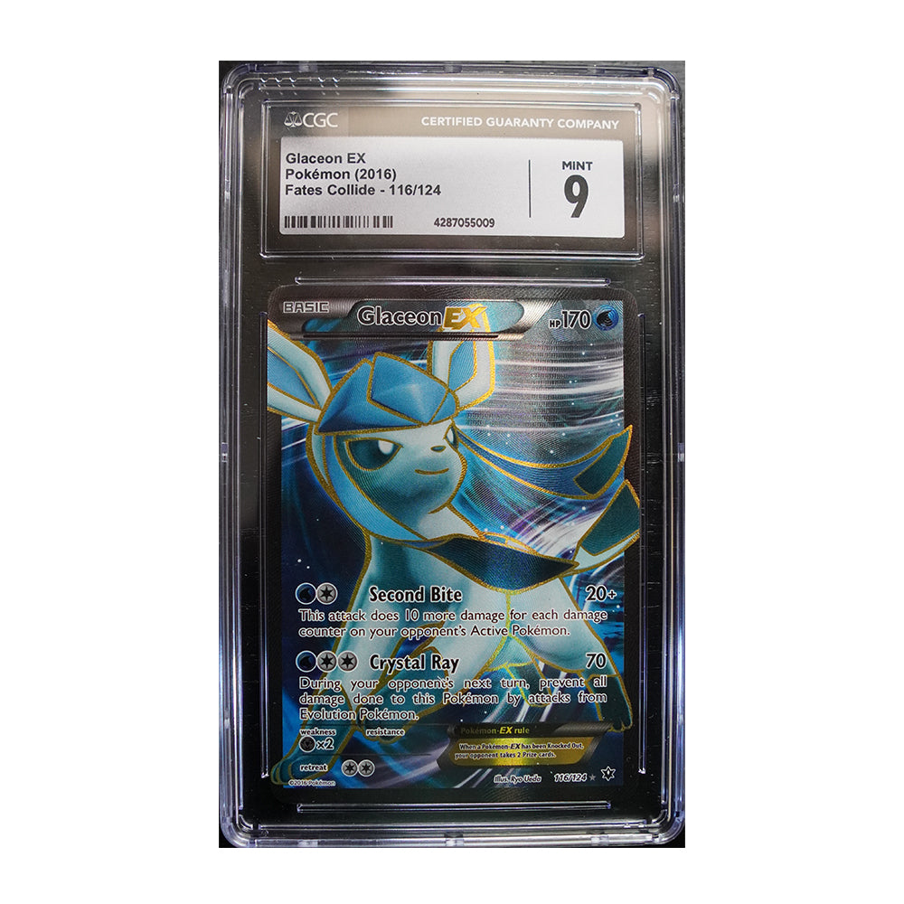 Glaceon EX (Full Art) [Holo, Graded CGC 9] - XY Fates Collide (FCO)