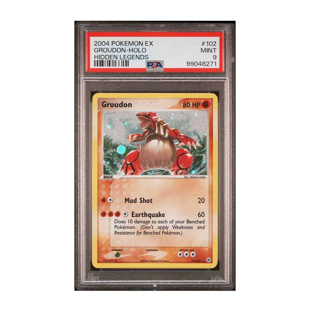 Groudon [Holo, Graded PSA 9] - Hidden Legends (HL)