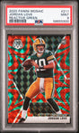 Jordan Love 2020 Panini Mosaic #211 Reactive Green - [PSA Graded 9] - Front