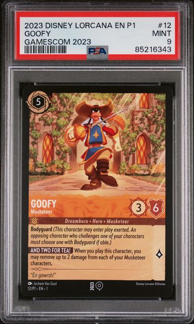 Goofy - Musketeer - [Games Con Promo, Graded PSA 9] Promo (P1)