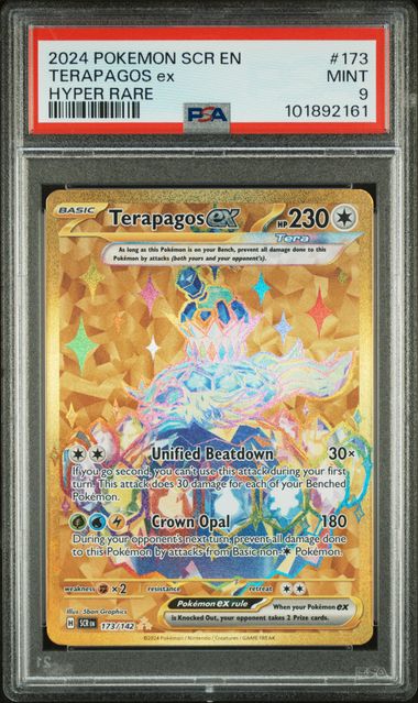 Terapagos ex #173- [Graded PSA 9] SV07: Stellar Crown (SCR)