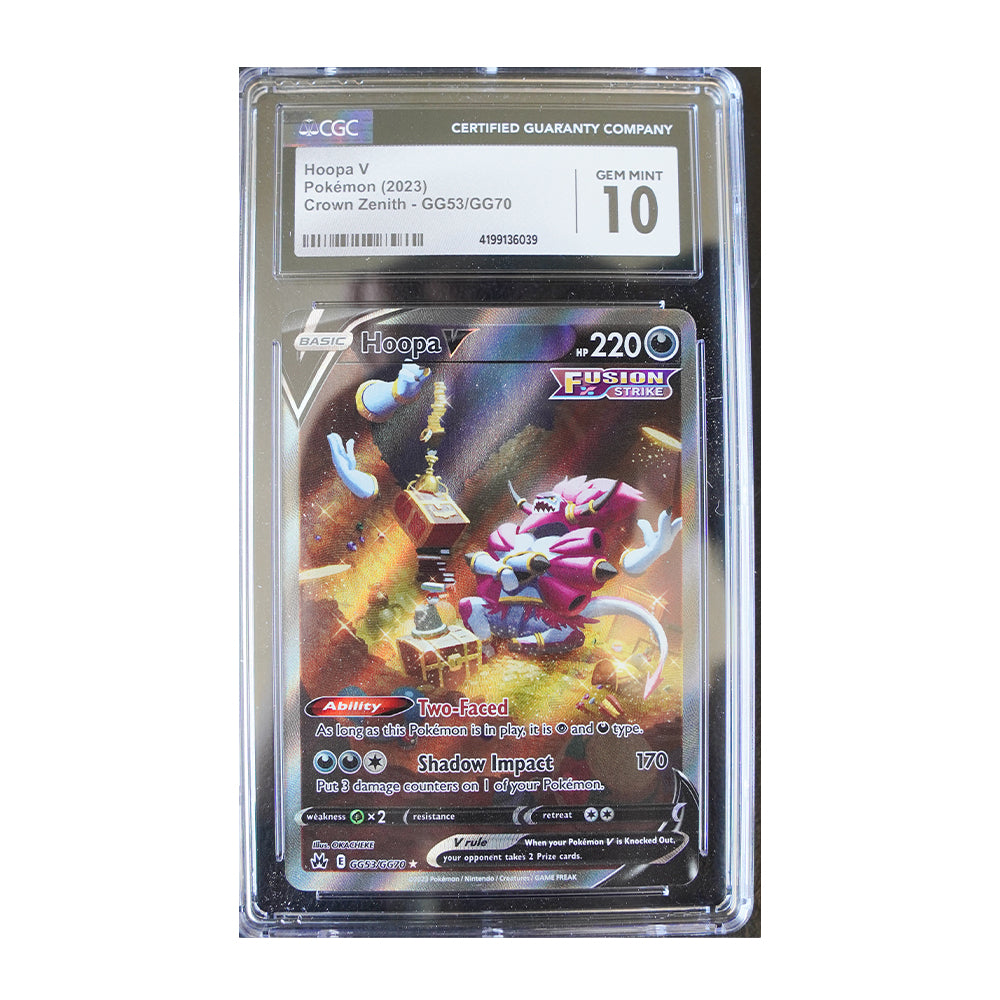 Hoopa V [Holo, Graded CGC 10] -   Crown Zenith: Galarian Gallery (CRZ:GG)