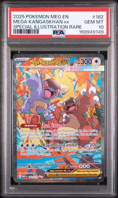 Mega Kangaskhan ex #182 - [Graded PSA 10] ME01: Mega Evolution (MEG)
