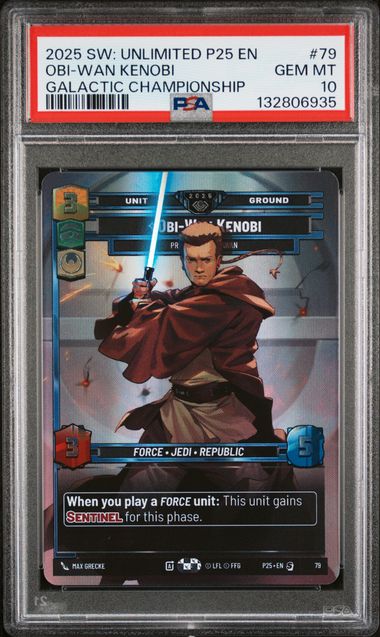 Obi-Wan Kenobi - Protective Padawan #79 - [Graded PSA 10] Organized Play Promos (OPP) (Copy)
