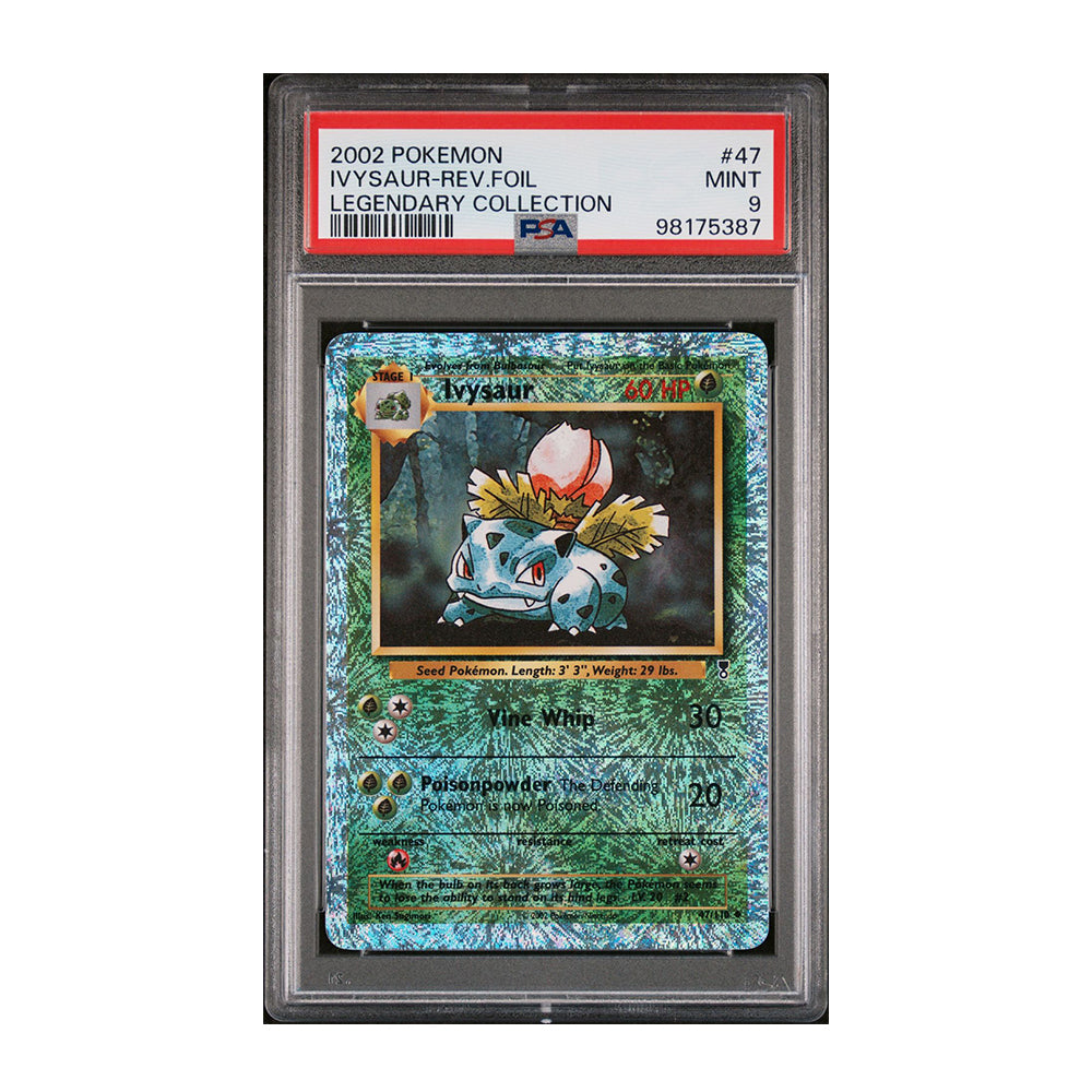 Ivysaur - [Reverse Holo, Graded PSA 9] Legendary Collection (LC)