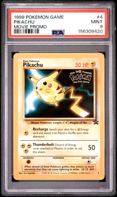 Pikachu (Movie Promo) - [Graded PSA 9] WoTC Promo (PR)