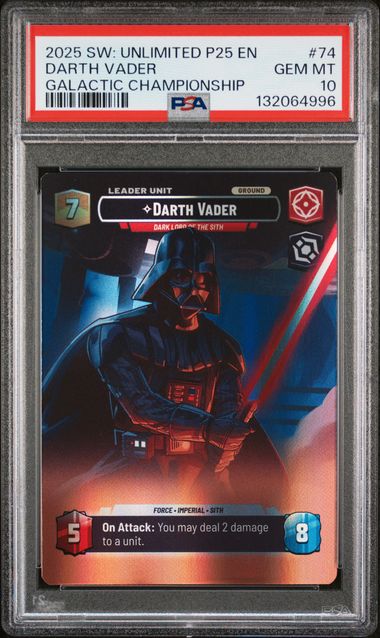 Darth Vader - Dark Lord of the Sith - [Graded PSA 10] Spark of Rebellion (SOR)