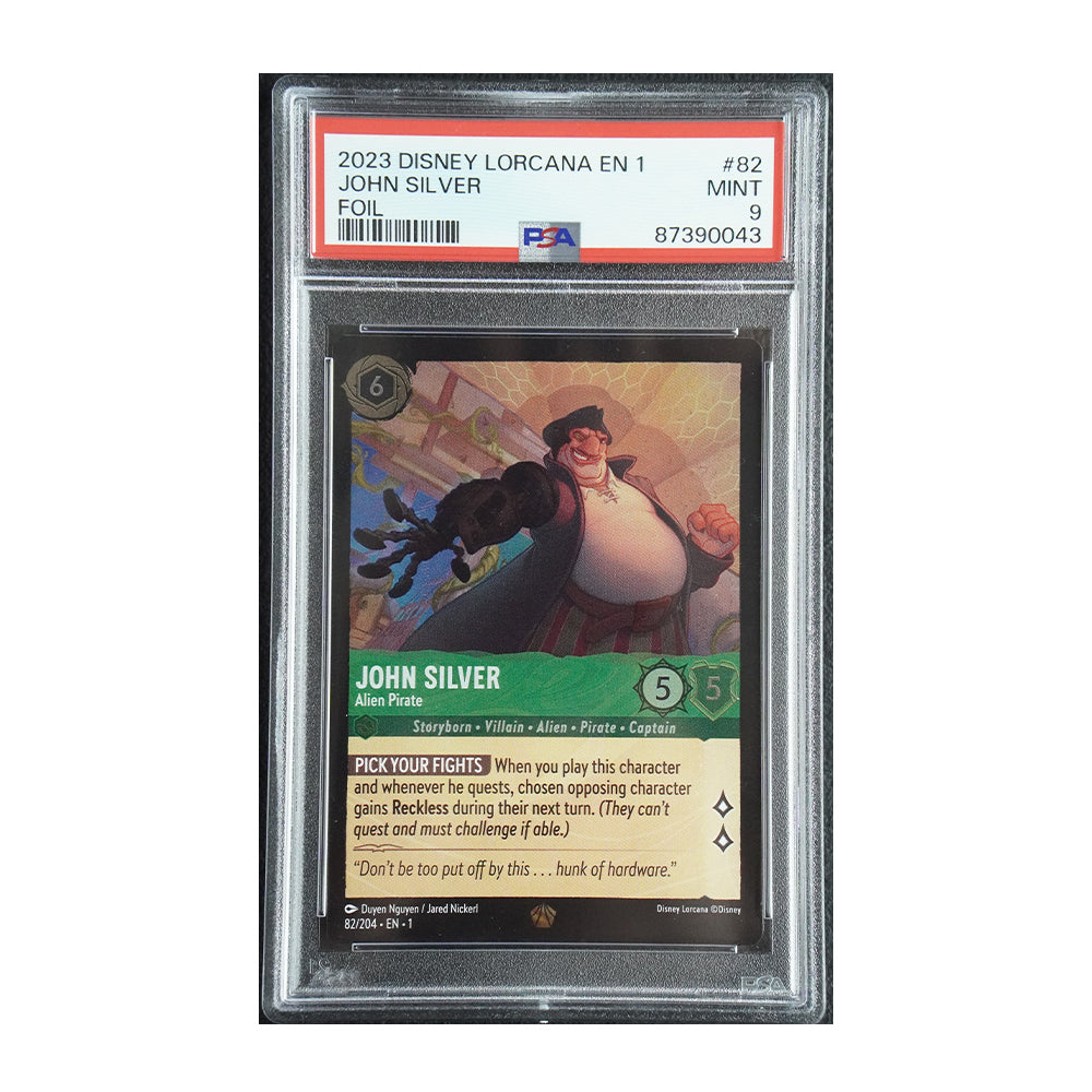John Silver - Alien Pirate - [Foil, Graded PSA 9] The First Chapter (1)