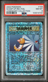 Scoop Up #104 - [Reverse Holo, Graded PSA 8] Legendary Collection