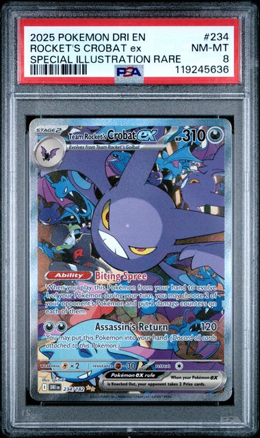 Team Rocket's Crobat ex #234 - [Graded PSA 10] SV10: Destined Rivals (DRI)