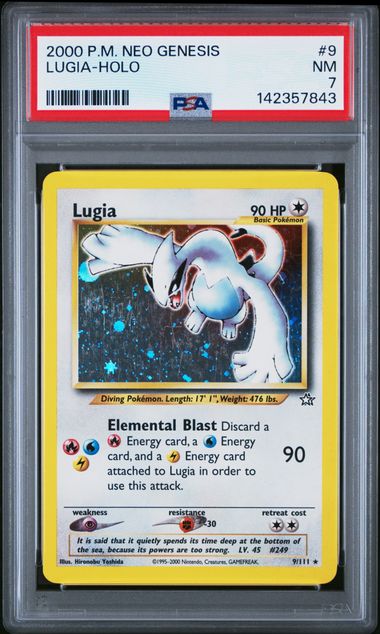 Lugia #9 - [Graded PSA 7] Neo Genesis (N1)