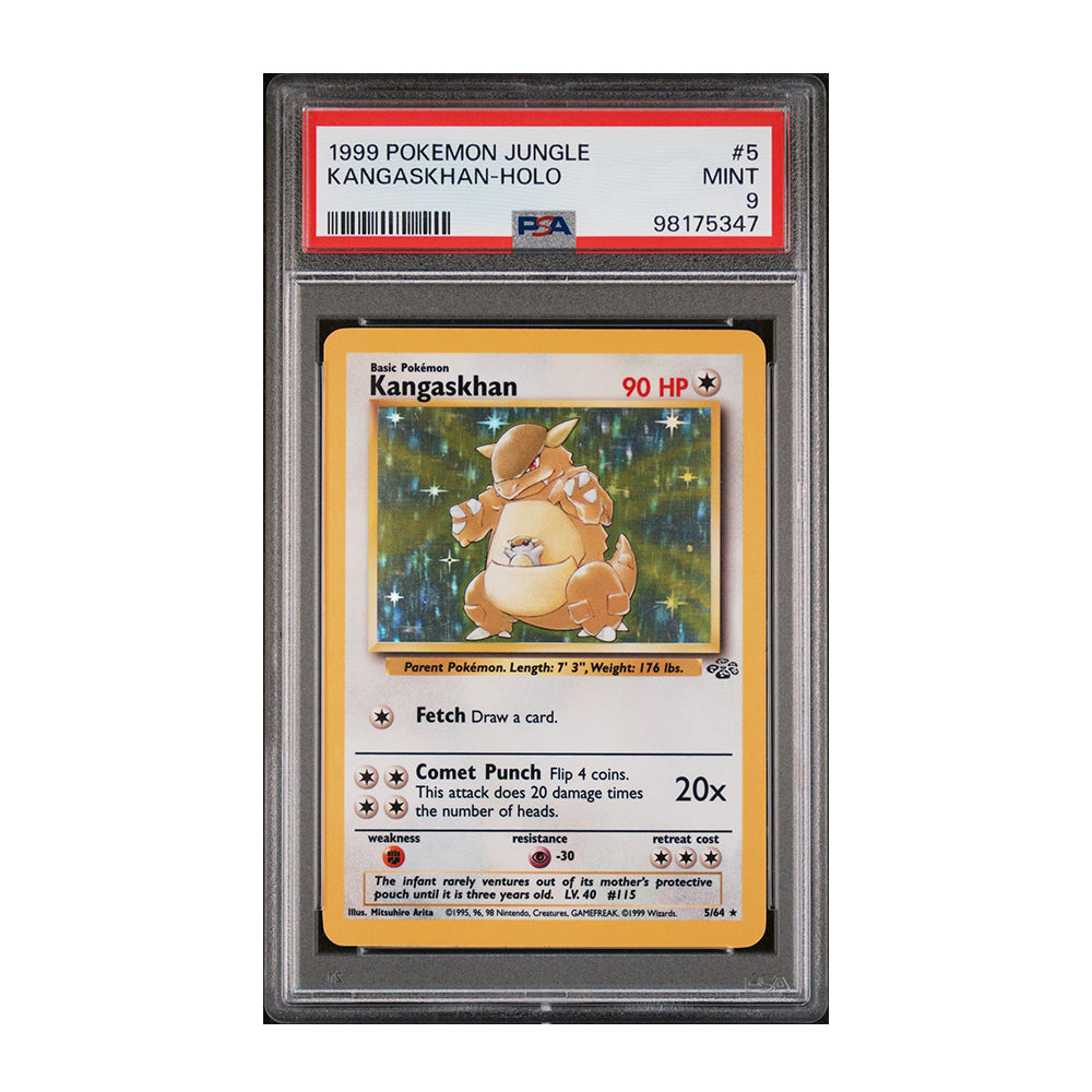 Kangaskhan (5) [Holo, Graded PSA 9] - Jungle (JU)