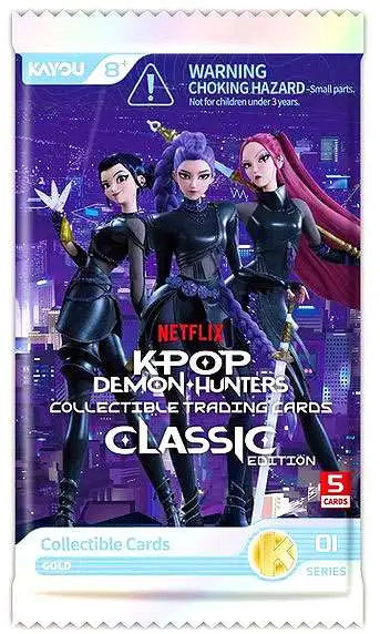 Kayou KPop Demon Hunters Collectible Trading Cards Classic Edition Booster Pack