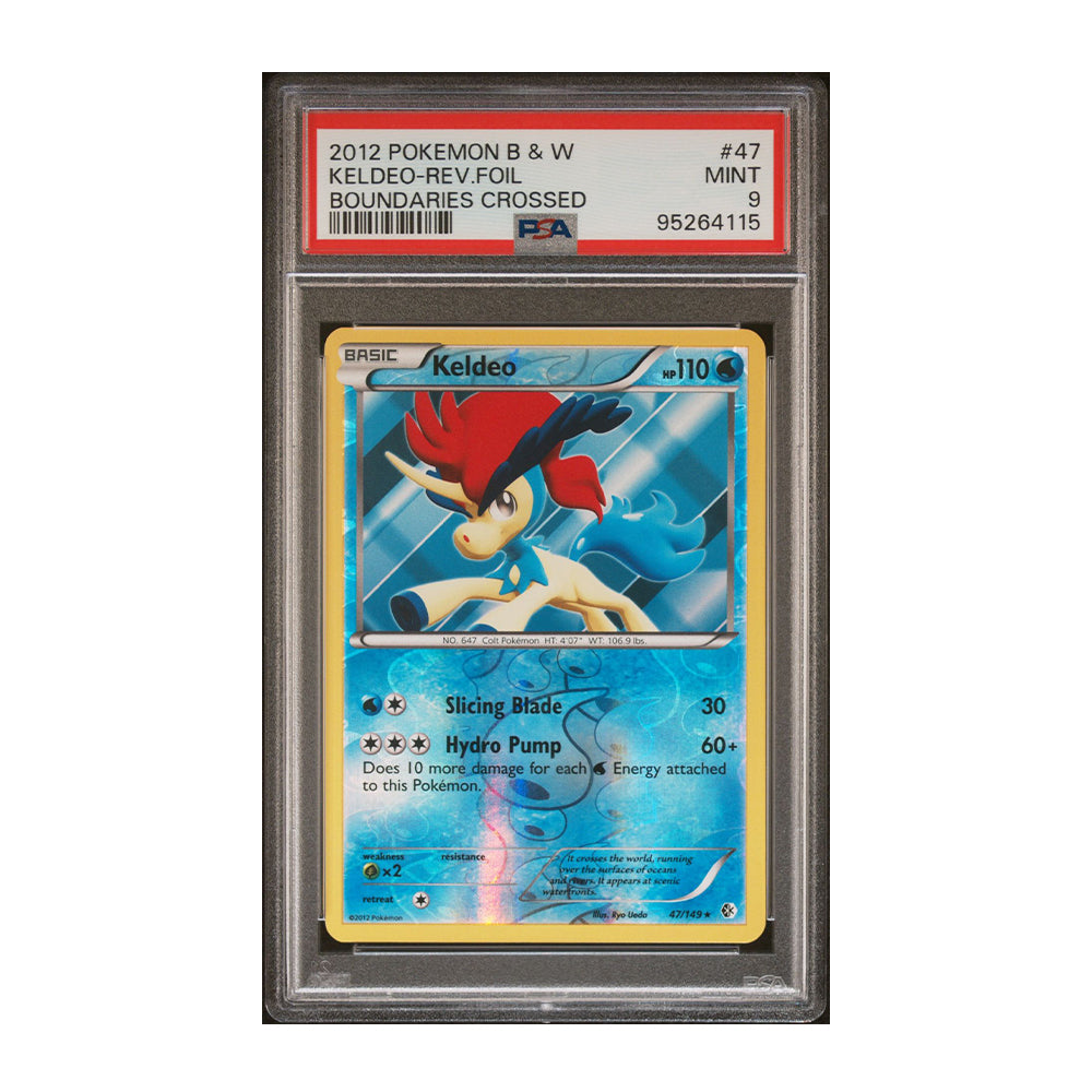 Keldeo 47/149 [Reverse Holo, Graded PSA 9] -  Boundaries Crossed (BCR)