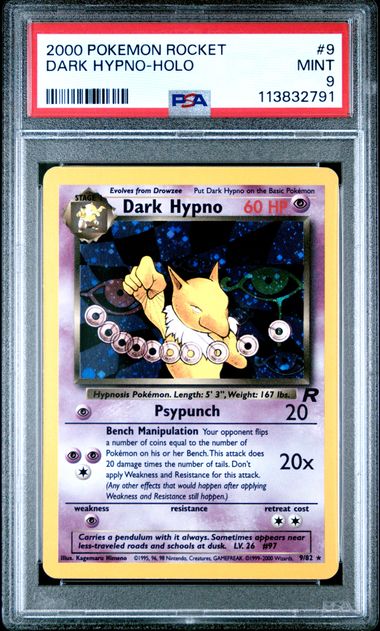 Dark Hypno #9 - [Graded PSA 9] Team Rocket (TR)