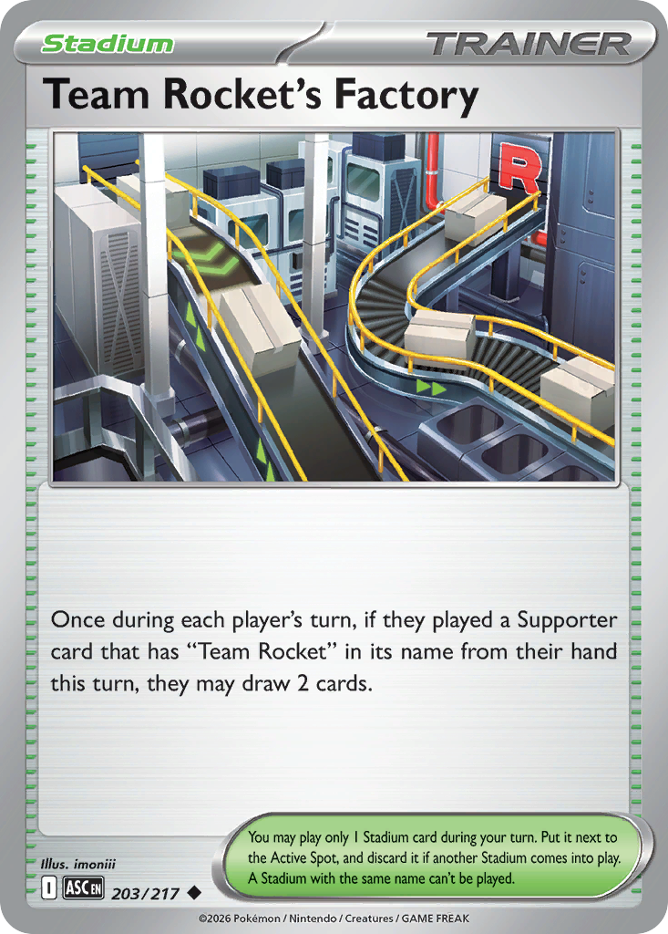 Team Rocket's Factory (203/217) - Ascended Heroes (ASC)