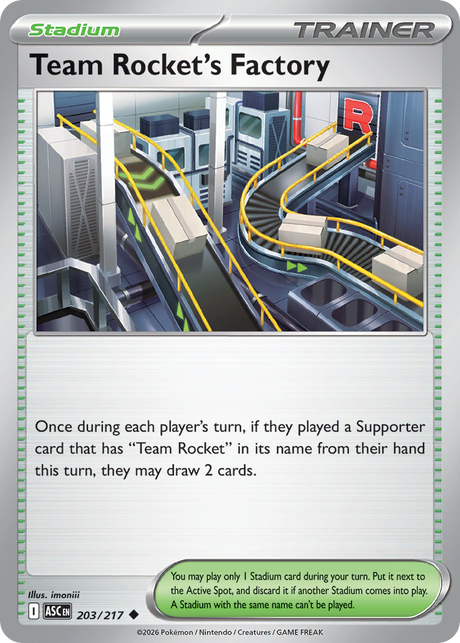 Team Rocket's Factory (203/217) - Ascended Heroes (ASC)