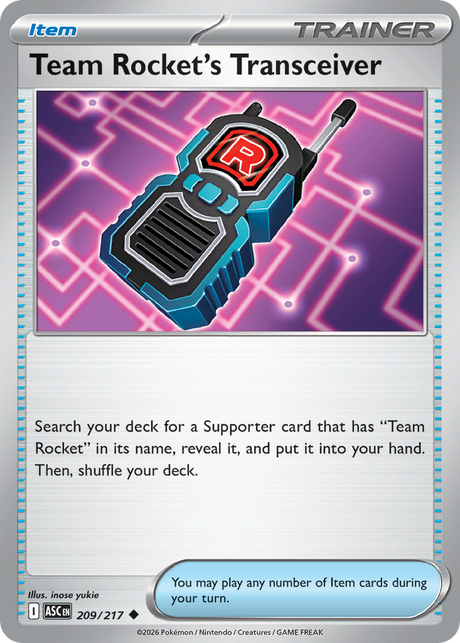 Team Rocket's Transceiver (209/217) - Ascended Heroes (ASC)