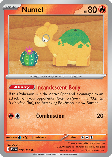 Numel (27/217) - Ascended Heroes (ASC)