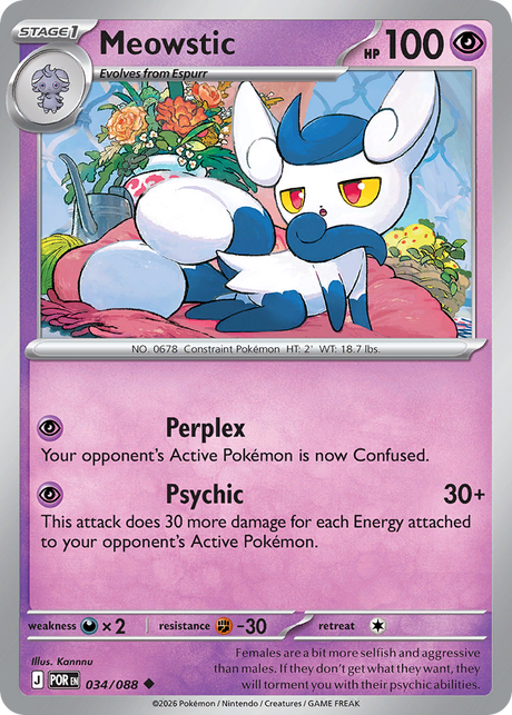Meowstic (34/88) - Perfect Order (POR)