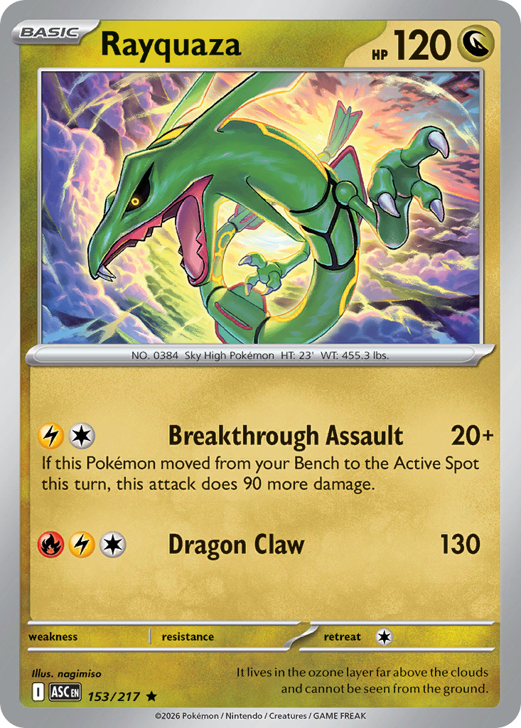 Rayquaza (153/217) - Ascended Heroes (ASC)