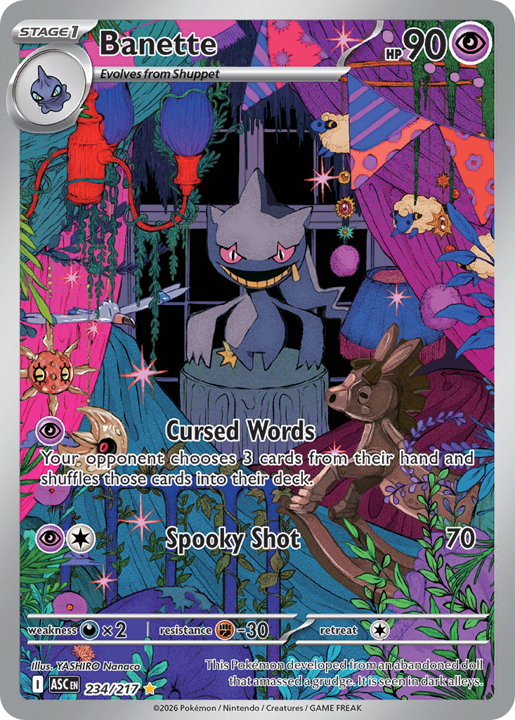 Banette (234/217) - [Illustration Rare] Ascended Heroes (ASC)