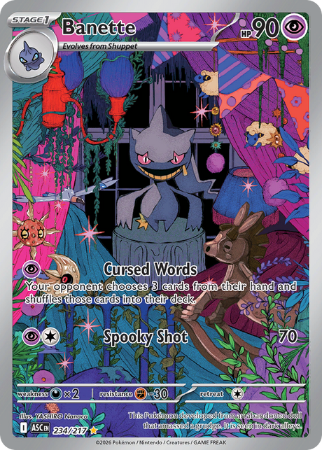 Banette (234/217) - [Illustration Rare] Ascended Heroes (ASC)