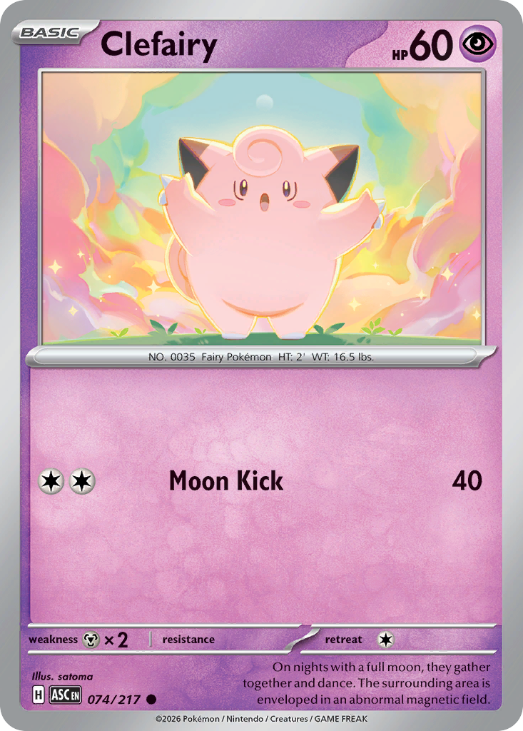 Clefairy (74/217) - Ascended Heroes (ASC)