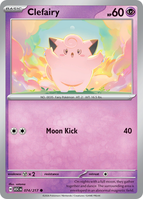 Clefairy (74/217) - Ascended Heroes (ASC)
