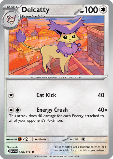 Delcatty (166/217) - Ascended Heroes (ASC)