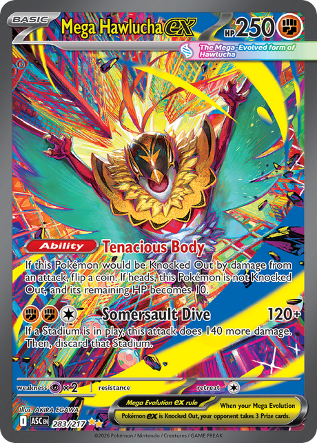 Mega Hawlucha ex (283/217) - [Special Illustration Rare] Ascended Heroes (ASC)
