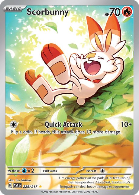 Scorbunny (225/217) - [Illustration Rare] Ascended Heroes (ASC)