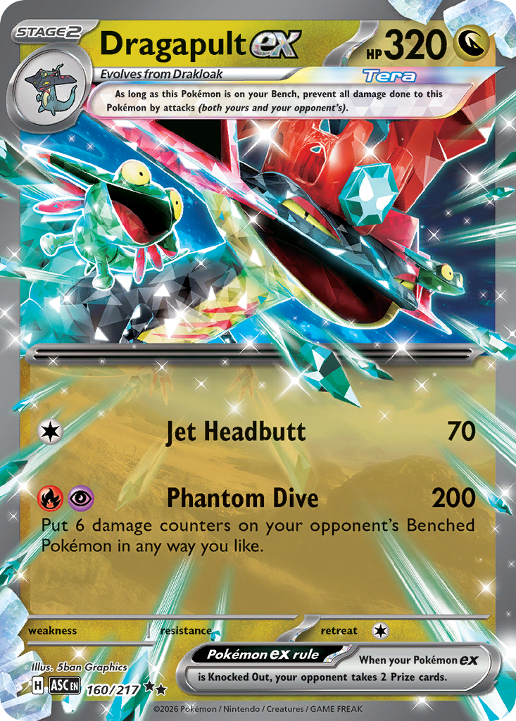 Dragapult ex (160/217) - Ascended Heroes (ASC)