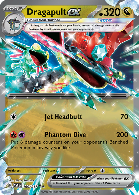 Dragapult ex (160/217) - Ascended Heroes (ASC)