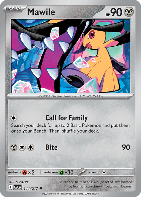 Mawile (144/217) - Ascended Heroes (ASC)